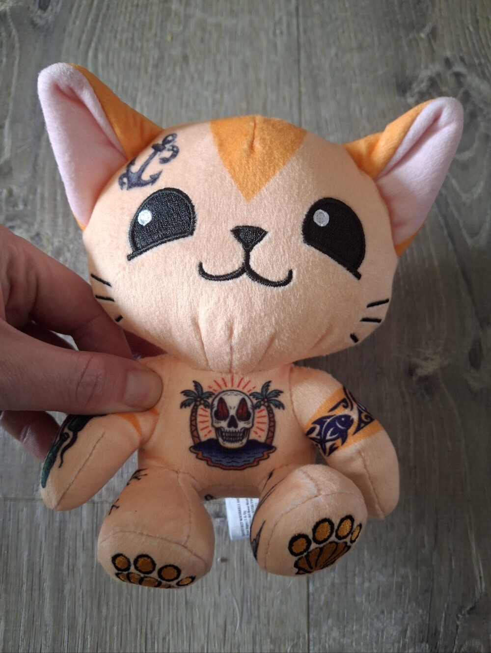 Tattoo Zoo Cattoos Plush Blind Box rusty the orange cat keychain plush